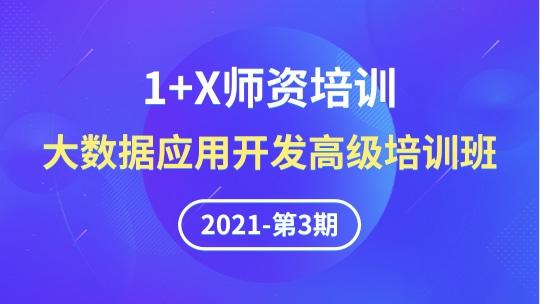 大数据应用开发第3期1+X（高级）线下师资培训班