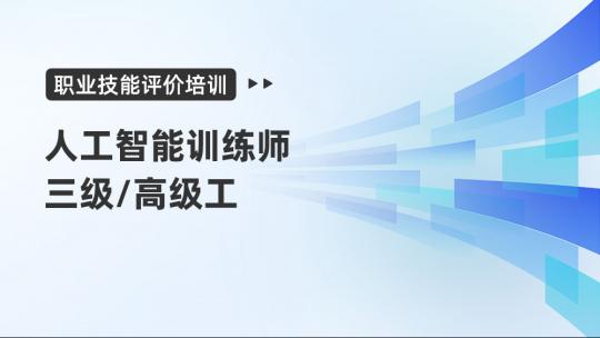 社会评价-人工智能训练师三级/高级工职业技能培训B班