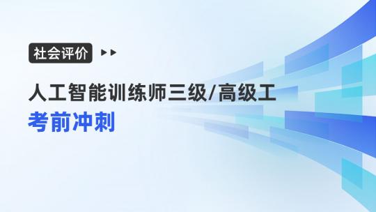 社会评价-人工智能训练师三级考前冲刺【202412】